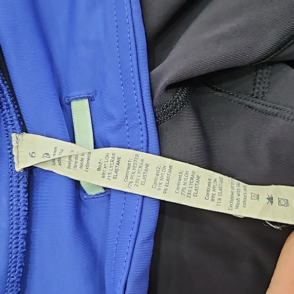 Lululemon rain on train on running tight windy blooms sz6 #b630 - Picture 3 of 6